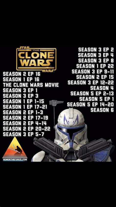 clone wars order of watching|star wars clone viewing order.